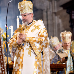 byzantinisches Pontifikalamt Stephansdom / Erzdiözese Wien/ Schönlaub byzantinisches Pontifikalamt Stephansdom
